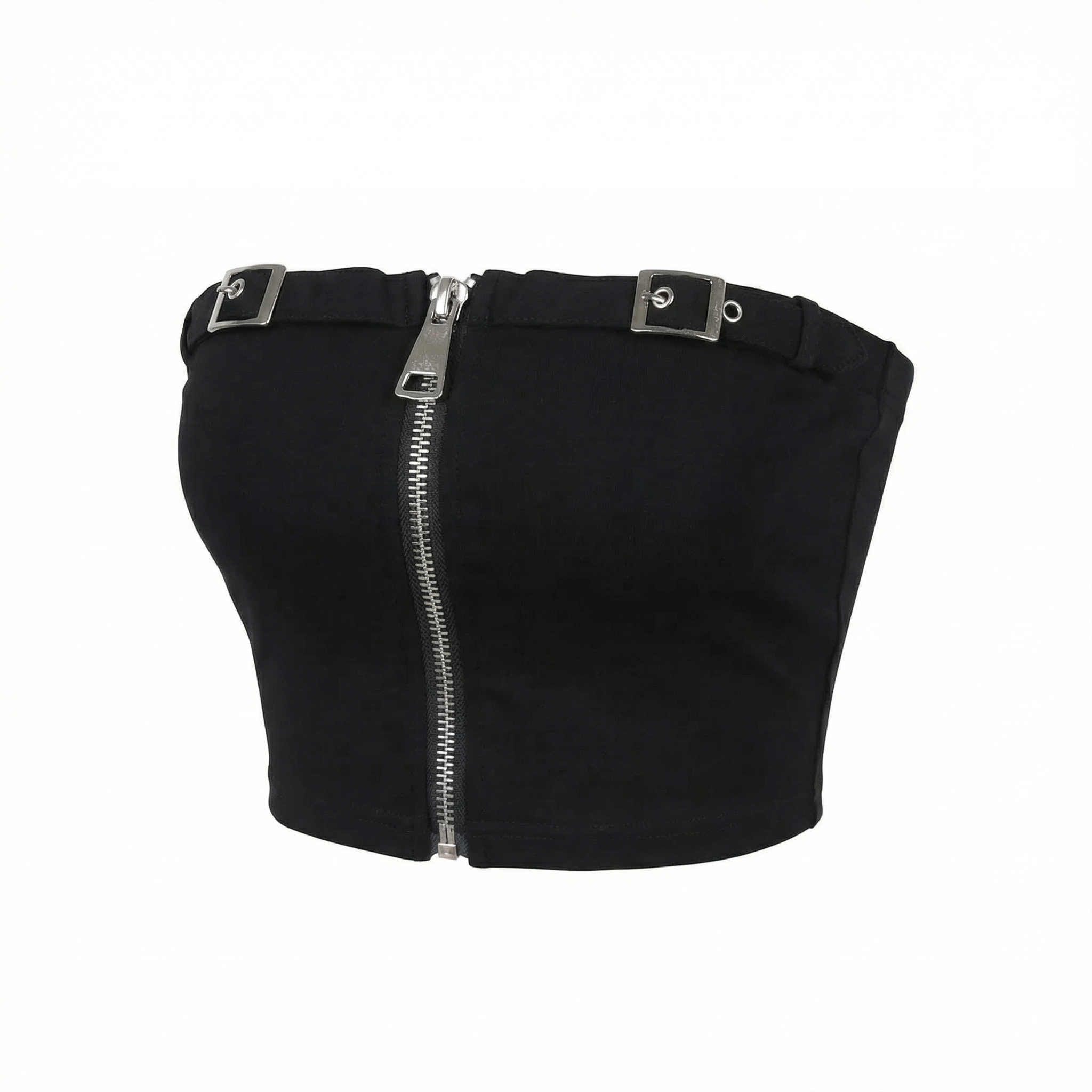 Sleeveless cardigan with zip vest